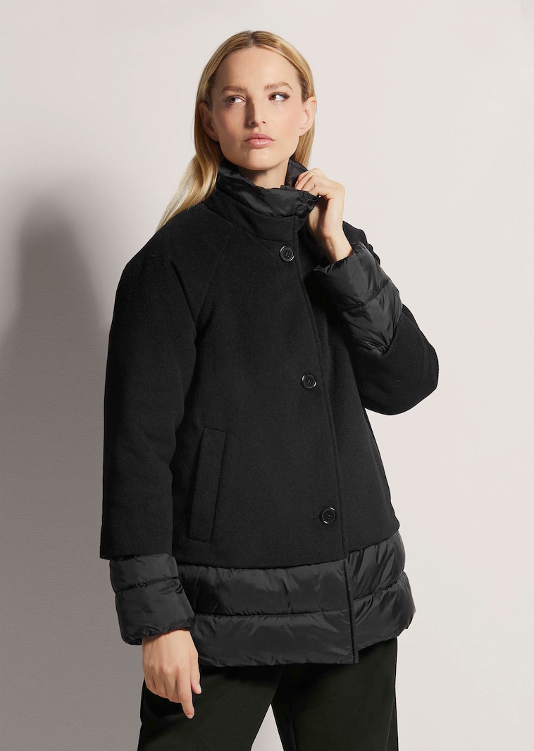 Jacke in Double-Layer-Optik