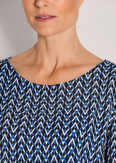 Bluse mit grafischem Print thumbnail 5