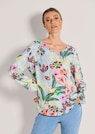 Blouse à imprimé floral avec grandes fleurs thumbnail 1