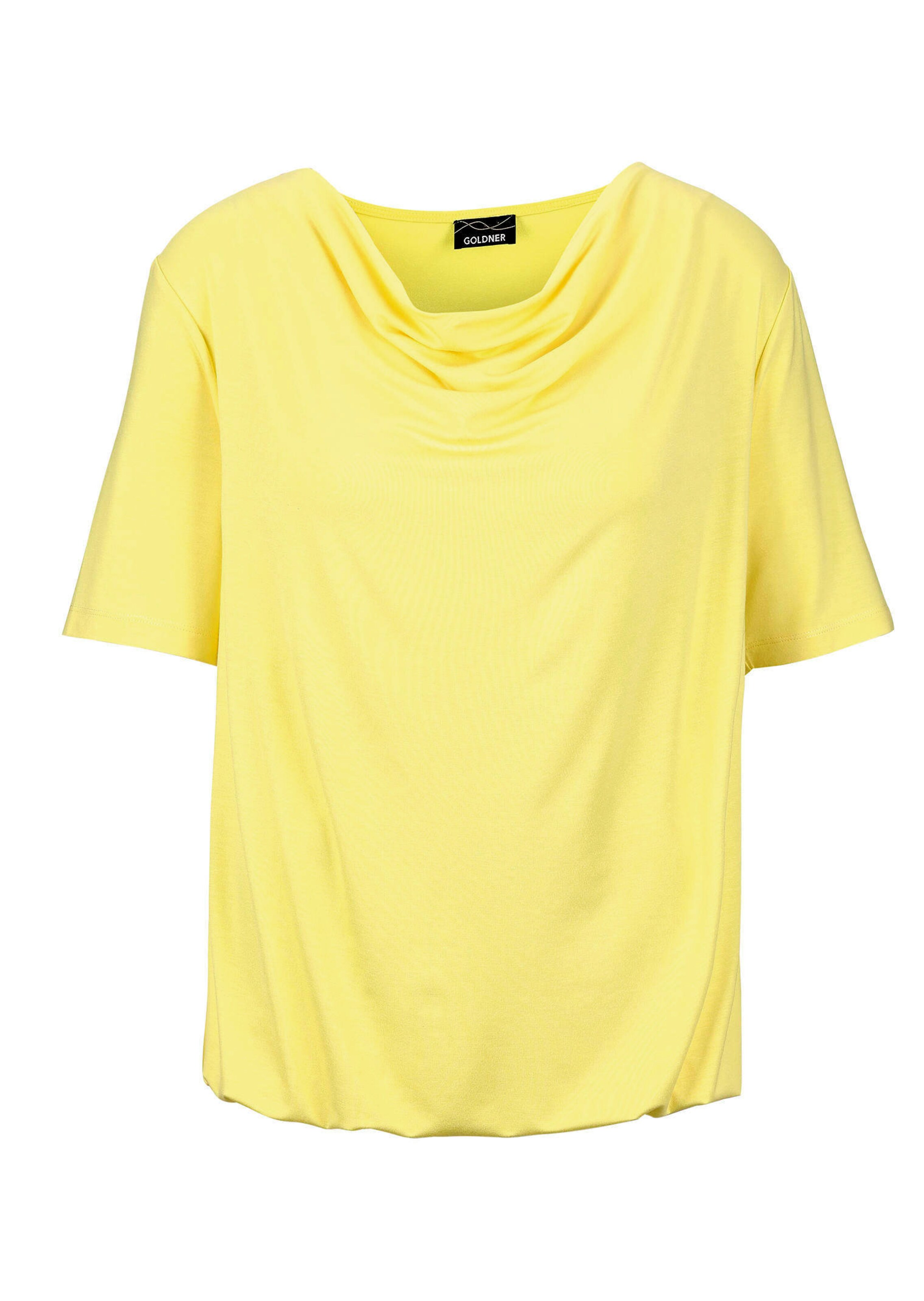 Shirt mit Wasserfallausschnitt