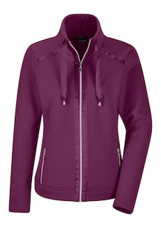 Veste sweat avec liens en satin thumbnail 4