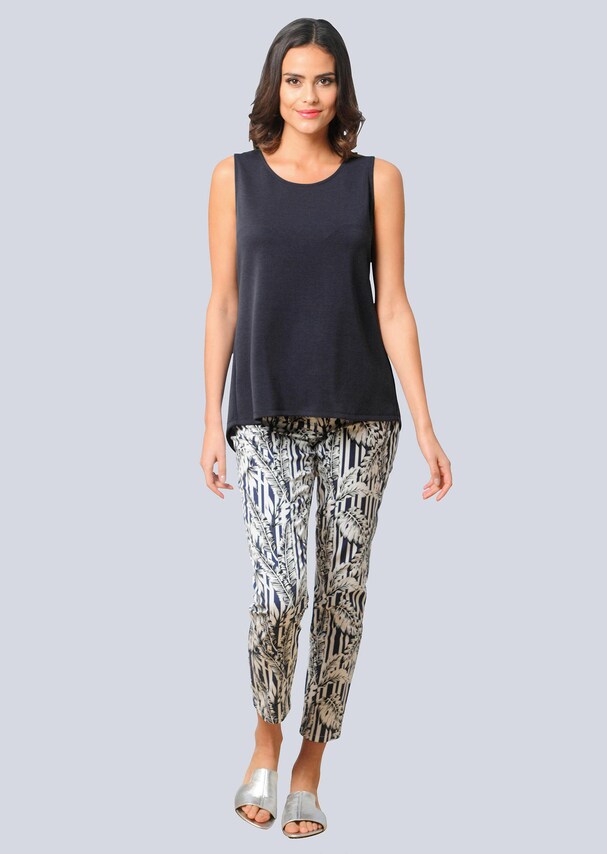 Hose in exklusivem Alba Moda Druck 1