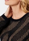 Flauschiger Pullover mit glitzernden Struktur thumbnail 5