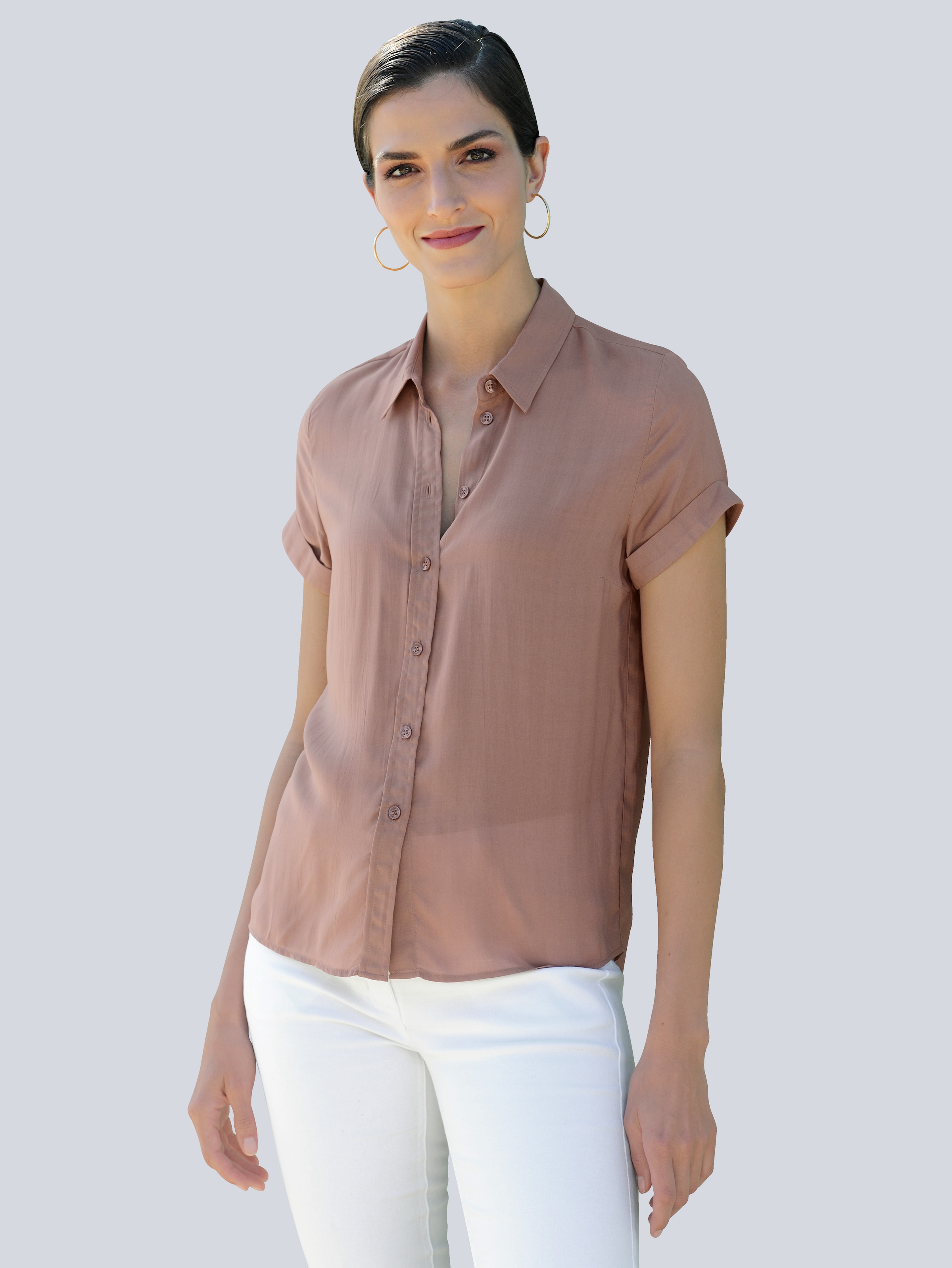 Bluse mit verlängertem Rückteil 4