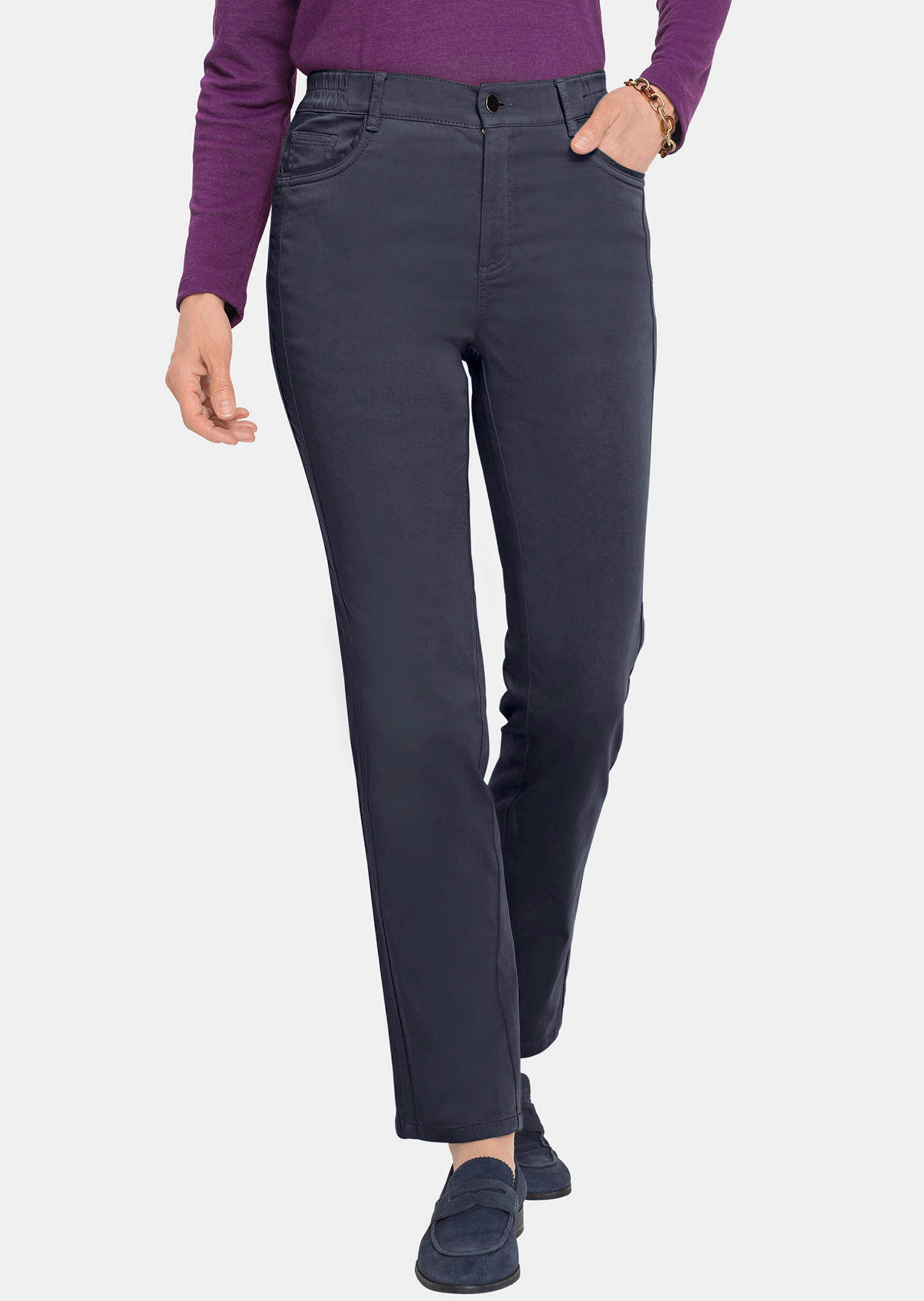 Broek van zachte stretch