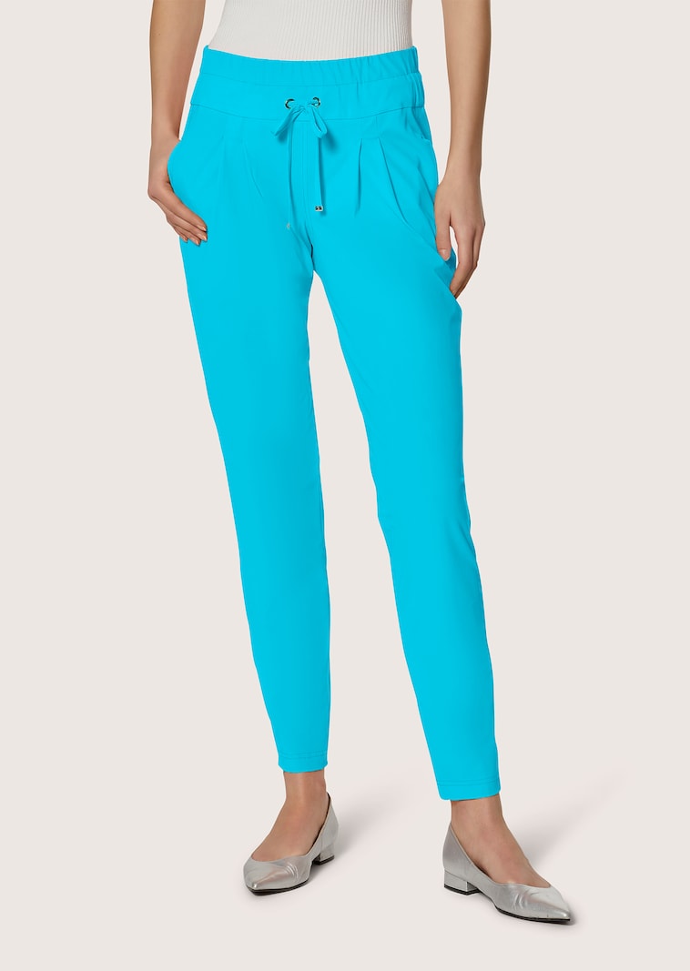 Reisefreundliche Jogg-Pants aus Microjersey