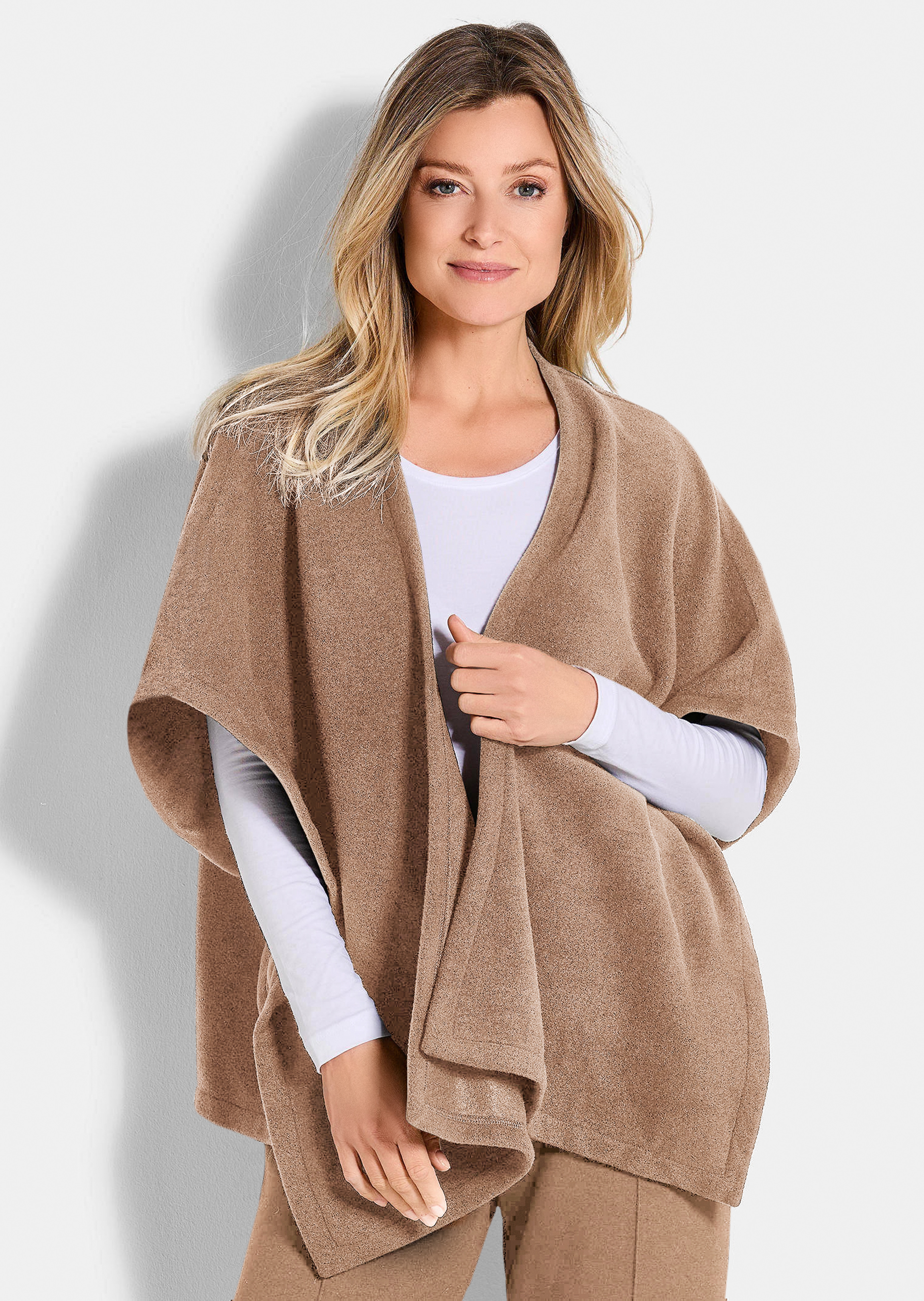 Fleece-Poncho