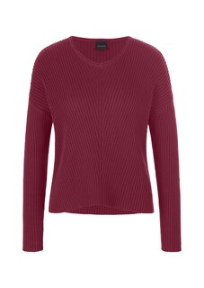 Rippstrick-Pullover mit V-Ausschnitt thumbnail 6