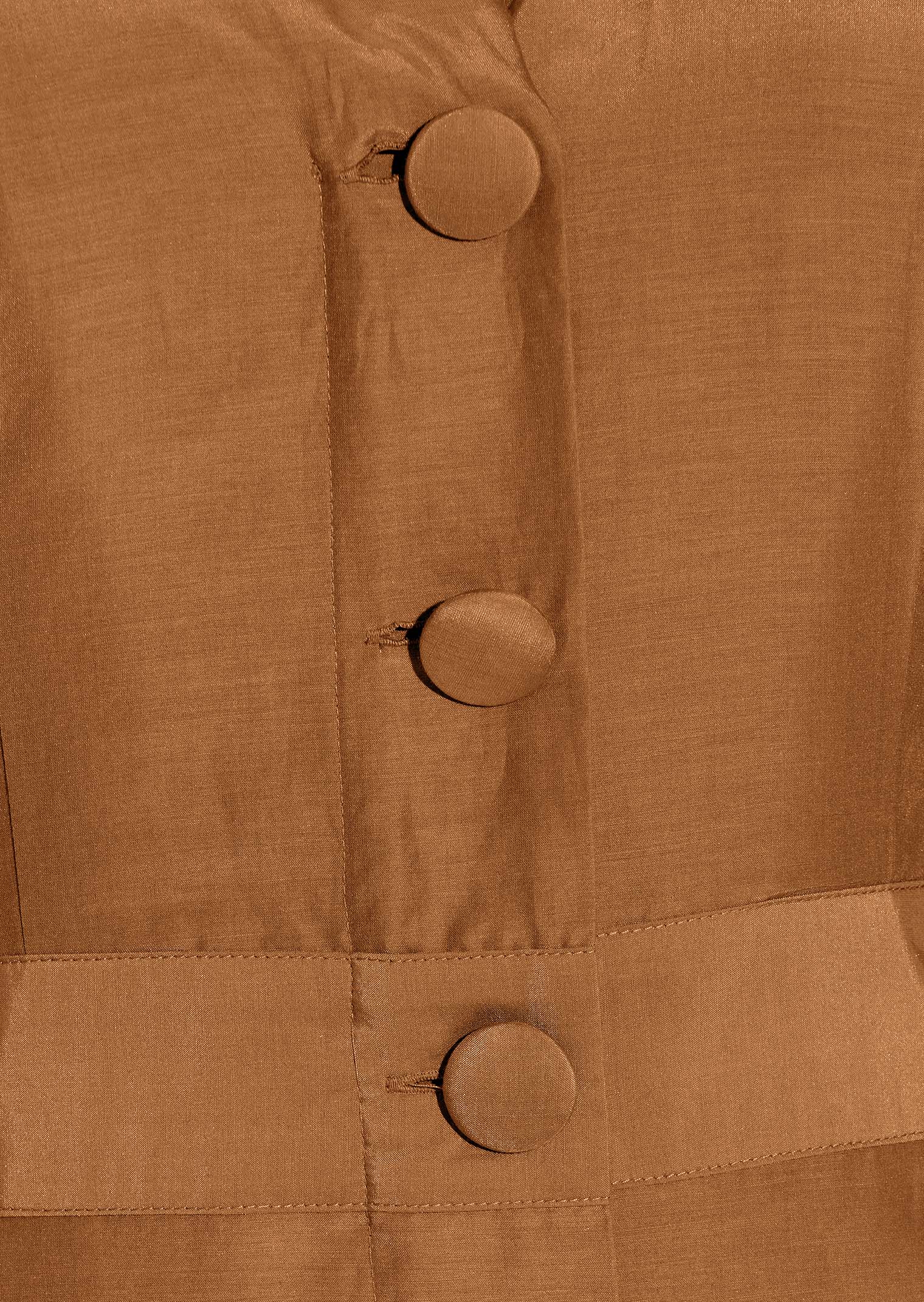 Etuikleid mit dekorativer Knopfleiste in orange | MADELEINE Mode