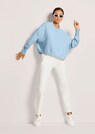 Kurzer Oversize-Pullover mit Kaschmir thumbnail 4