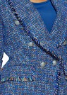 Tweedblazer mit Fransenkanten thumbnail 5