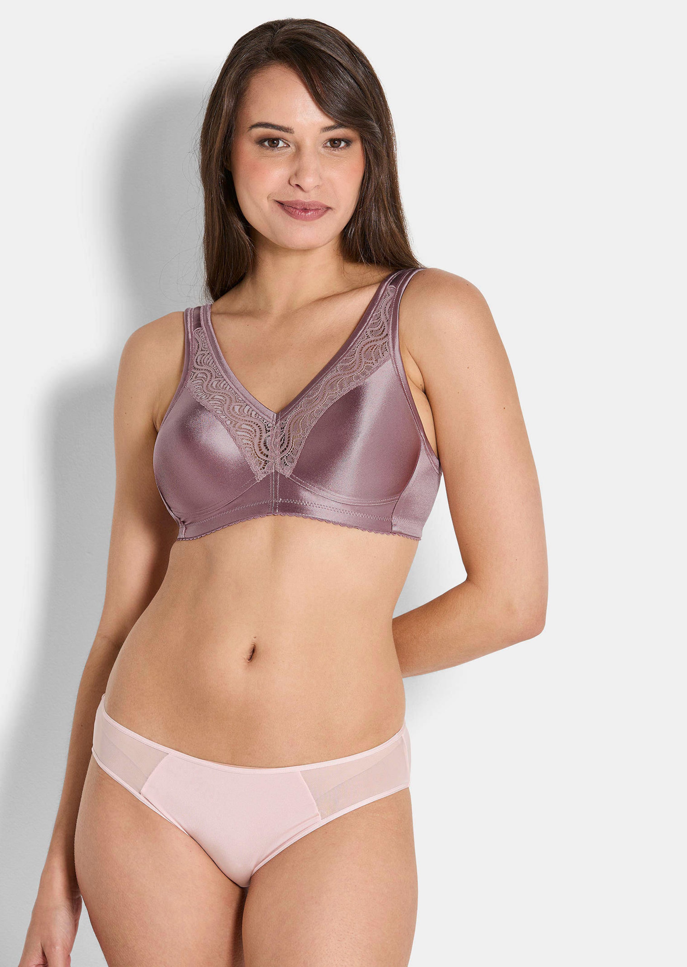 BH ohne Bügel in edler Satin-Optik
