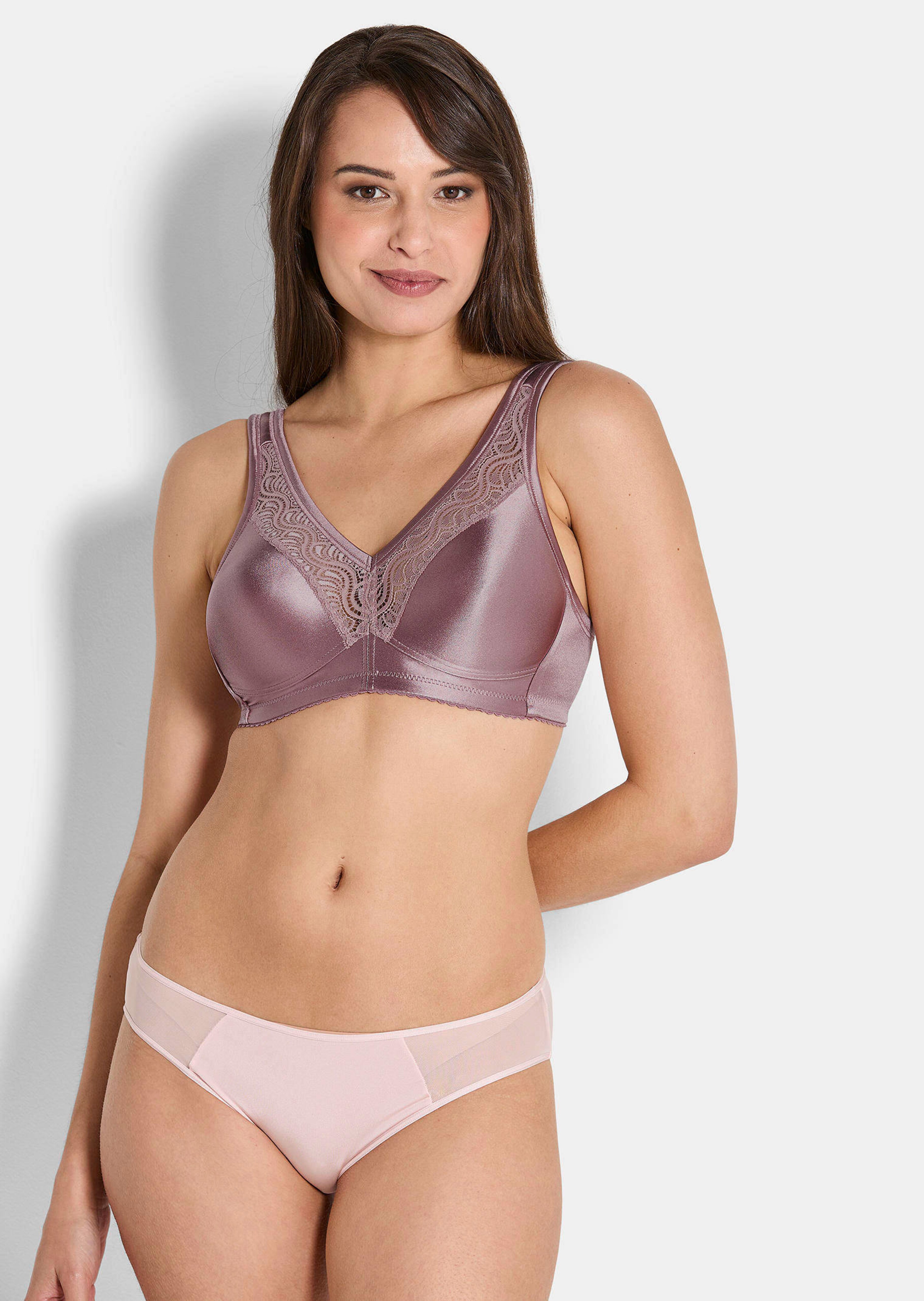 BH ohne Bügel in edler Satin-Optik