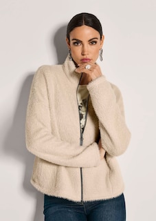 Kurzjacke aus Webpelz thumbnail 4