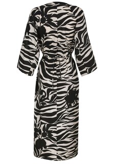 Maxikleid in modischem Animaldessin thumbnail 7
