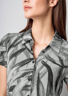 Bluse mit grafischem Druck thumbnail 7