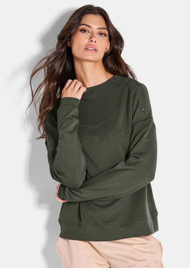 Sweat-shirt doux avec teneur en Modal