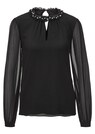 Seidenbluse mit Strass thumbnail 1