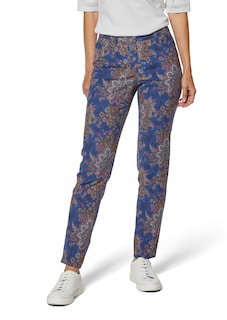 Schlanke Jeans mit Paisley-Print thumbnail 1