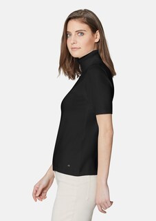 Rollkragenpullover mit kurzem Arm thumbnail 4