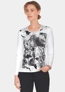 T-shirt à motif pied-de-poule et pierres scintillantes thumbnail 1