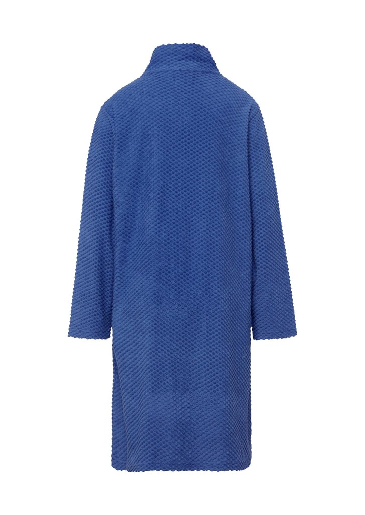 Bademantel aus Jacquard-Frottee mit Reißverschluss