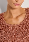 Sweatshirt aus Effektgarn in Federoptik thumbnail 5