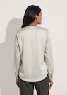 Blouse en satin avec volants thumbnail 3