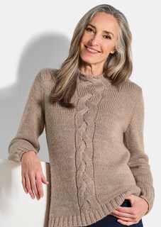 Strickpullover mit Zopfstrick thumbnail 4