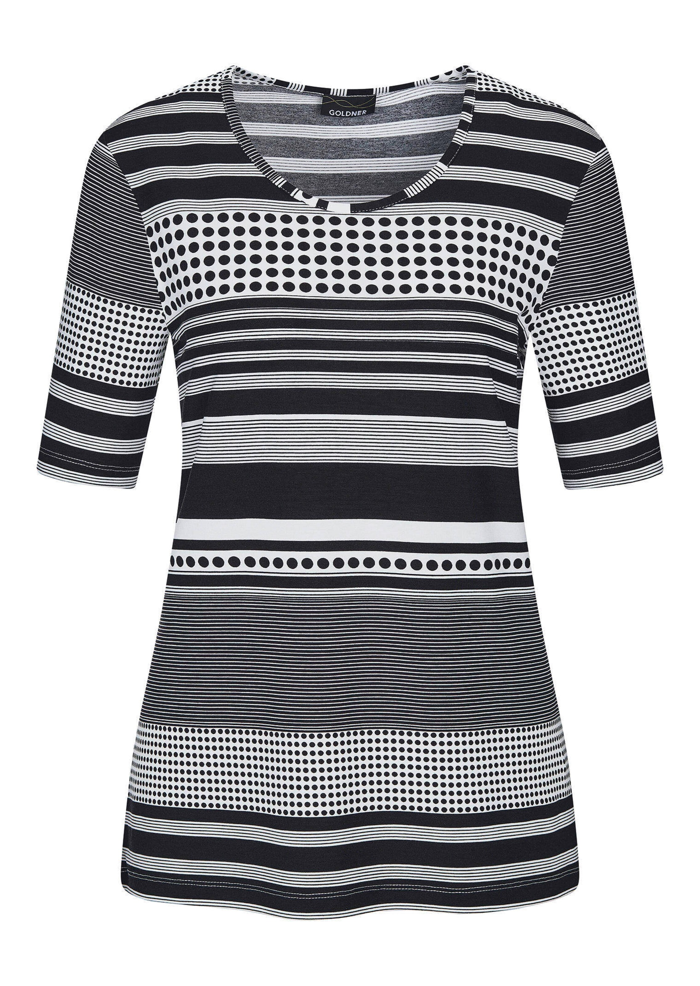 Shirt mit Streifen und Punkten