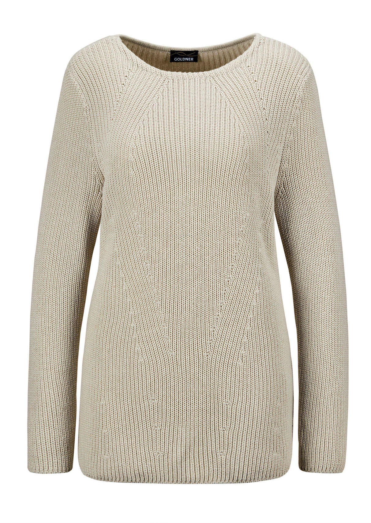 Flatteuze pullover van puur katoen