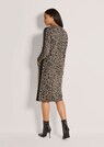 Jacquard-Kleid mit Leopardenmuster und Strass thumbnail 3