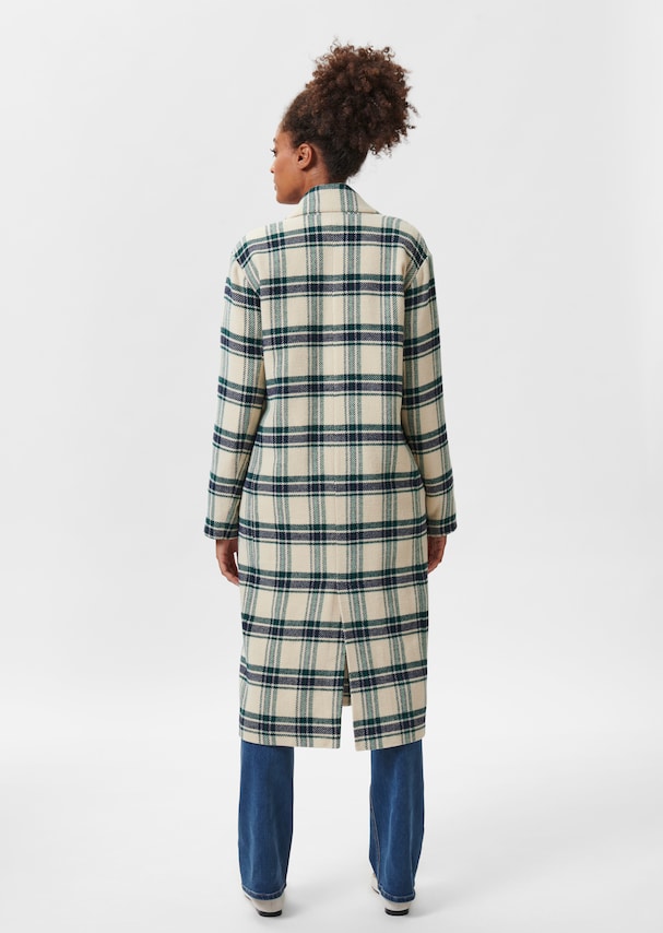 Blazer coat with a cool checked design 2