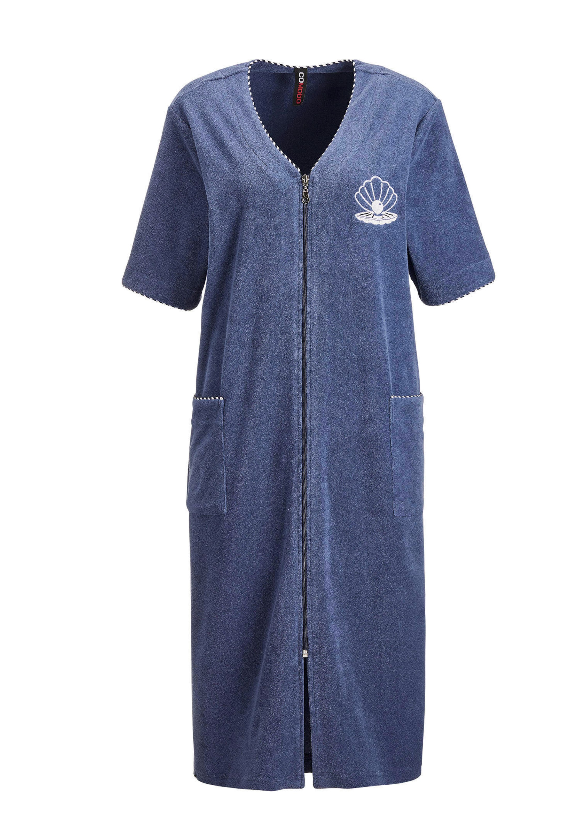Robe de chambre en tissu éponge zippée