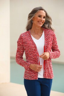 Strickjacke in raffinierter Struktur thumbnail 1