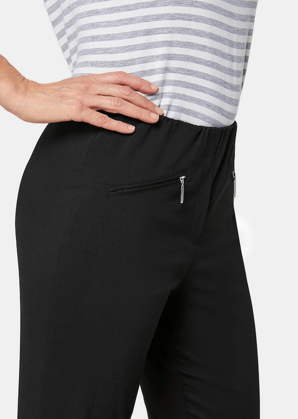 Pantalon hyper LOUISA extensible avec poches zippées 4