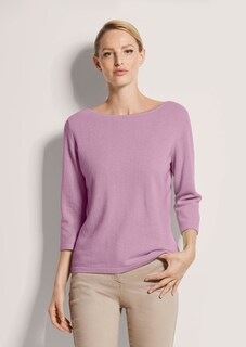 Pull en cachemire avec encolure bateau thumbnail 1