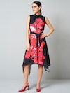 Kleid mit platziertem Blumenprint thumbnail 5