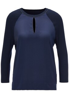 Jumper in a mix of materials thumbnail 1