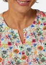 Knitterarmes Druckshirt mit femininen Blumendruck thumbnail 5