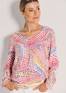 Multicolour-blouse met stippen thumbnail 7