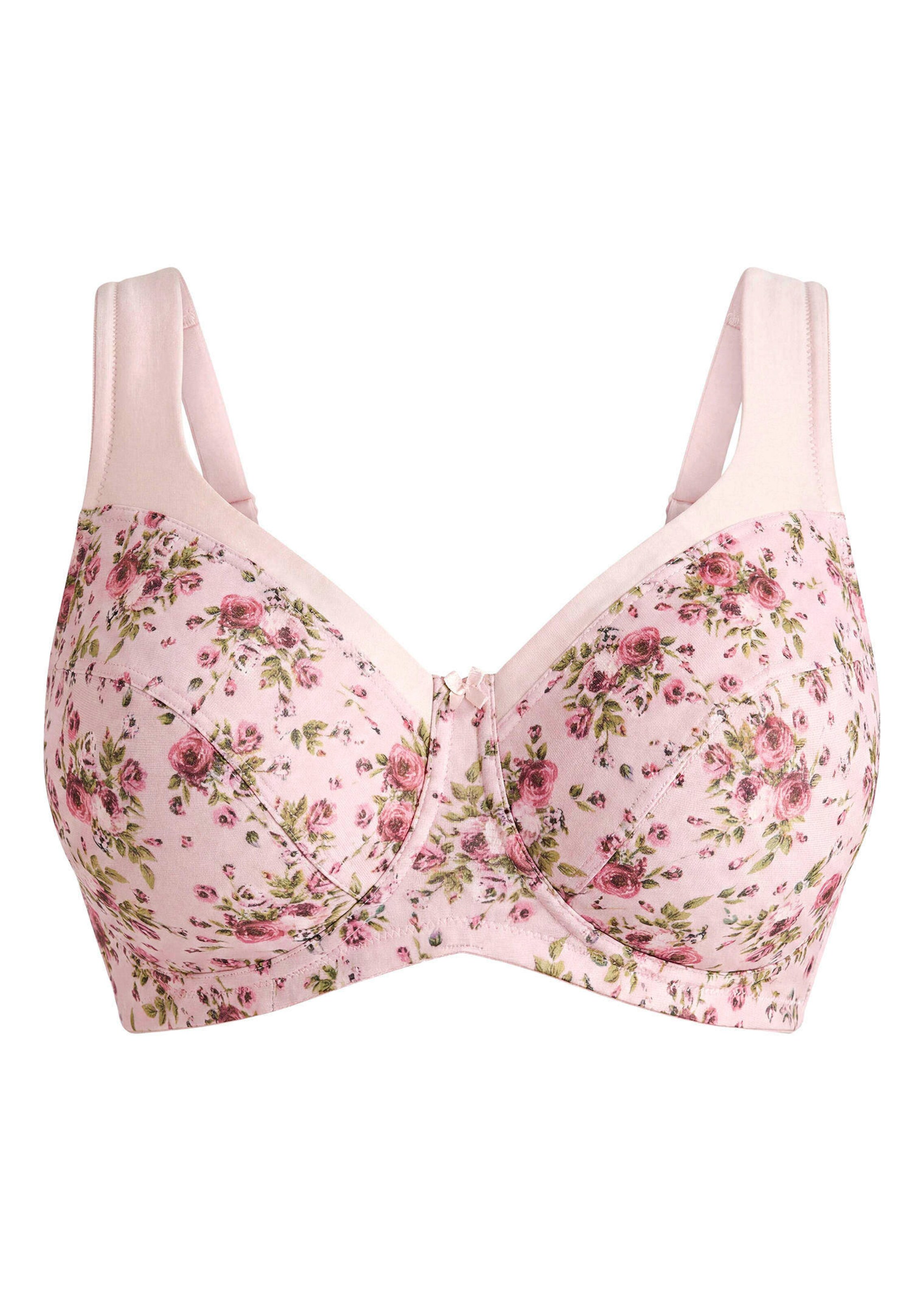 Bügel-BH mit Mesh in floraler Optik