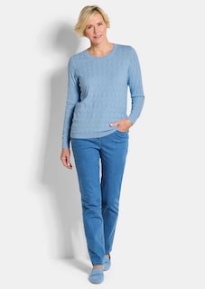 Strickpullover mit Zickzack-Zopfmuster thumbnail 2