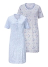 Lot de 2 chemises de nuit en pur coton thumbnail 2