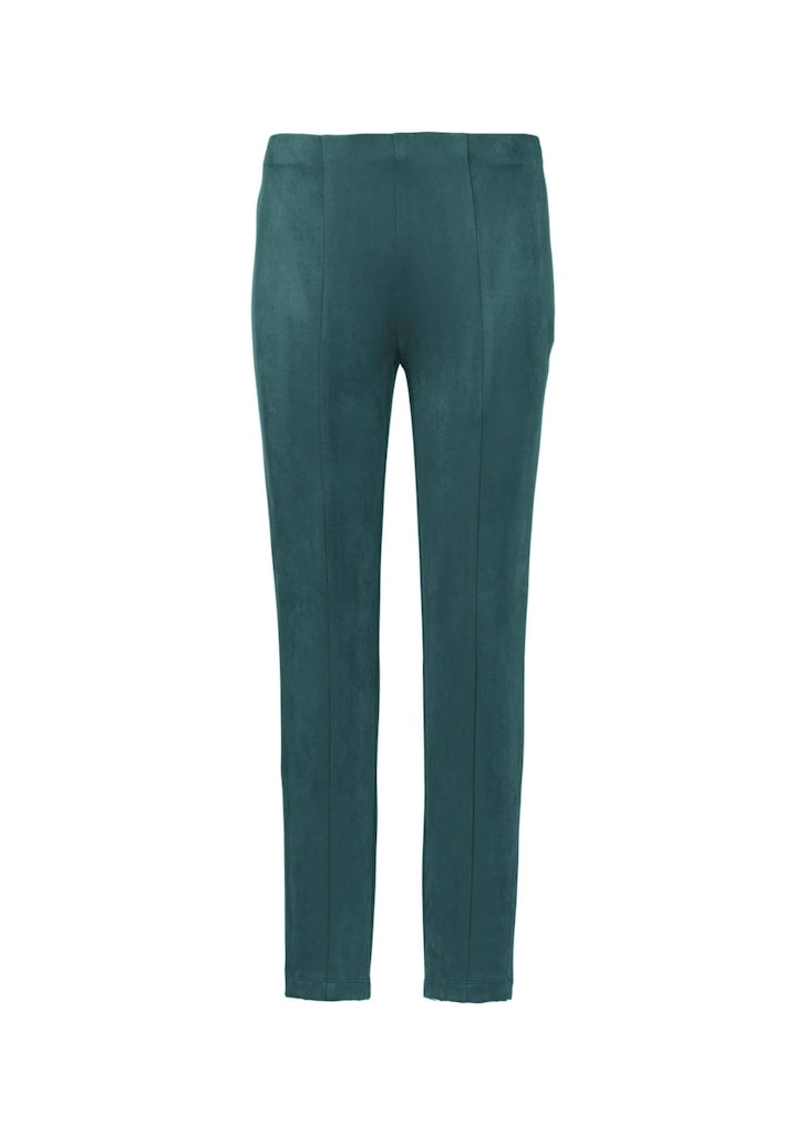 Moderne Leggings in trendigem Velourslederimitat 5