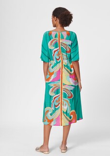 Sommerkleid mit platziertem Print thumbnail 3