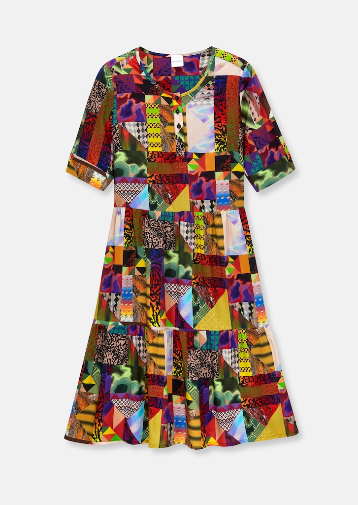Luftiges Sommerkleid mit trendigem Unikat-Print 5
