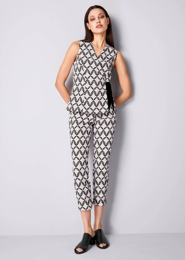 Bluse in Wickeloptik 3