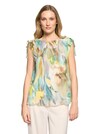 T-shirt en étoffe filet avec couture froncée aux épaules thumbnail 7
