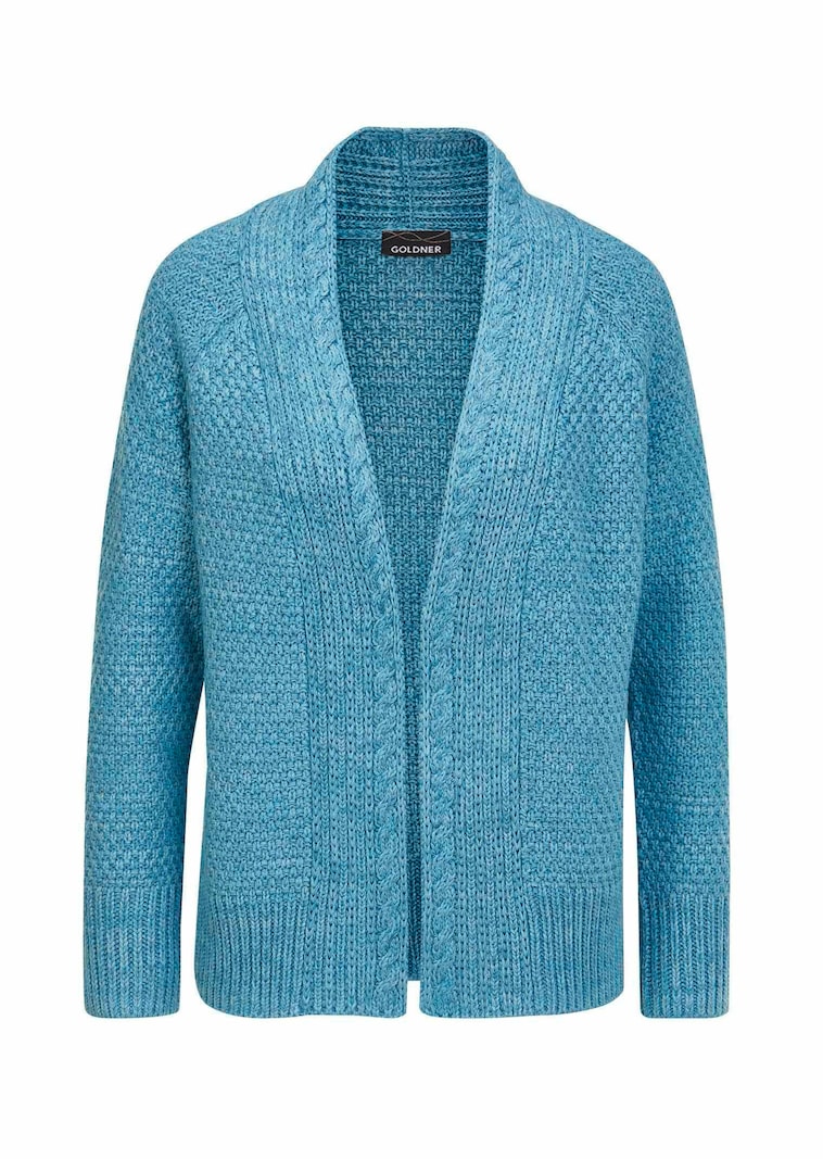 Tijdloos tricot jasje van grove tricot